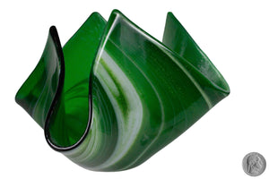 Glass Handkerchief Vase