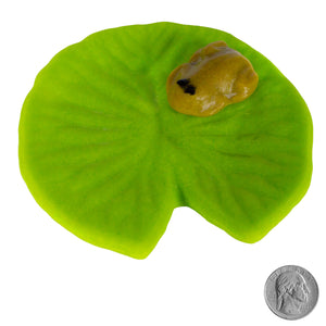 Glass Lily Pads w/ Frog