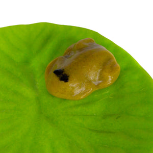 Glass Lily Pads w/ Frog