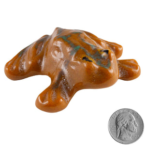 Glass Sitting Frogs