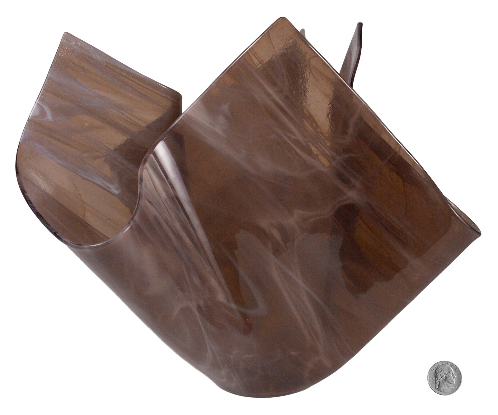 Streaky Brown Vase