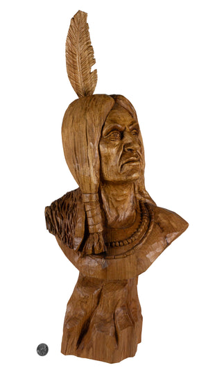 Native American Bust (Pick Up or In Person Purchase Only)