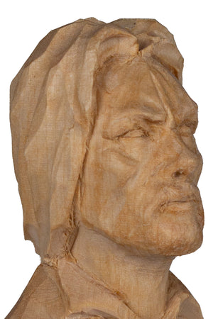 Small Wooden Bust