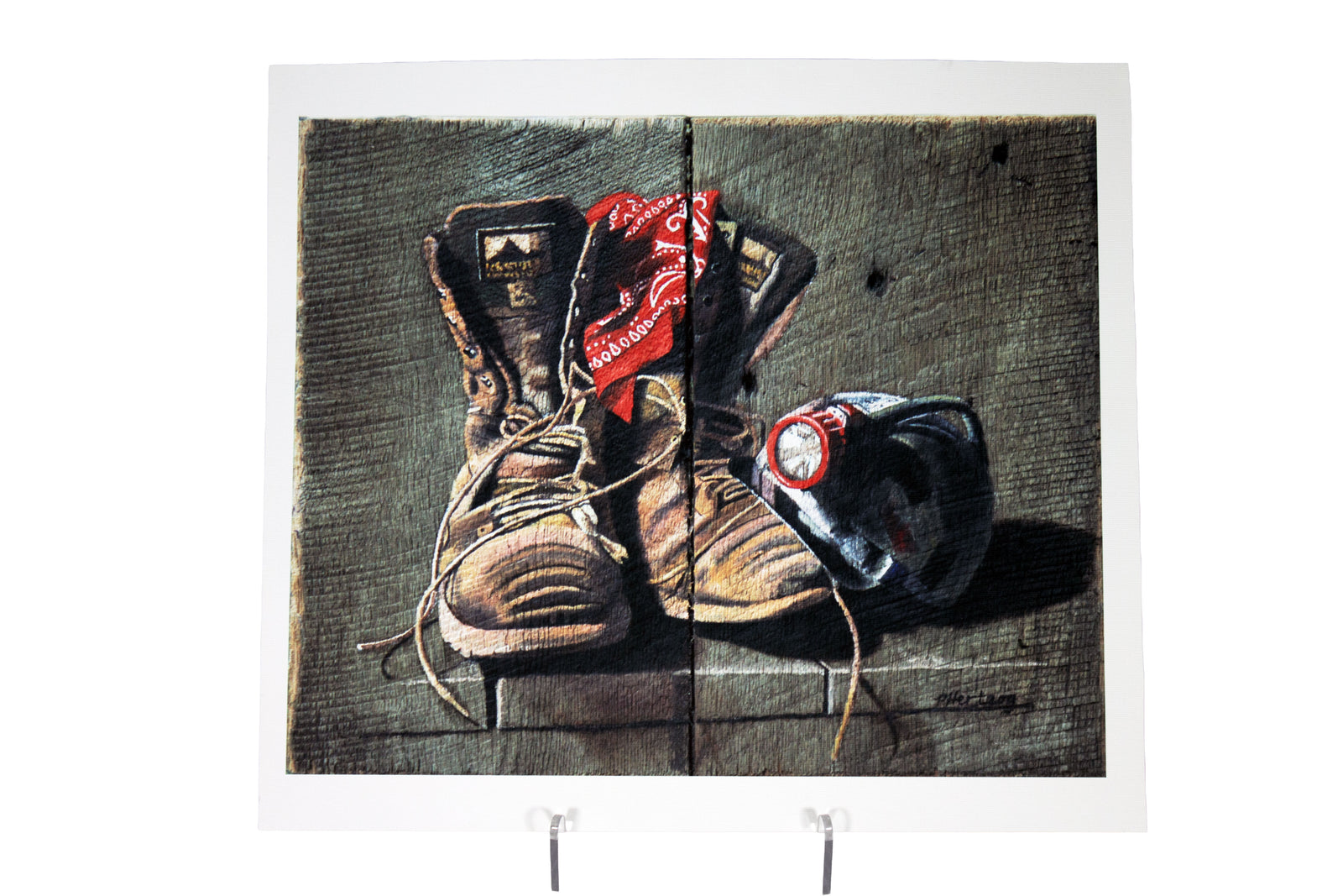 Miner's Boots Print