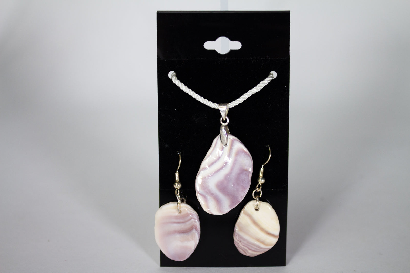 Seashell Pendant & Earrings Set (Various Designs)