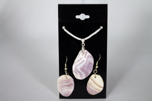 Seashell Pendant & Earrings Set (Various Designs)