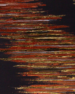 Red & Gold 18"x24" - acrylic on wrapped canvas
