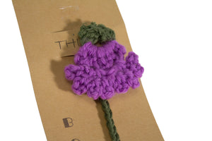 Crocheted Bookmark - Flower
