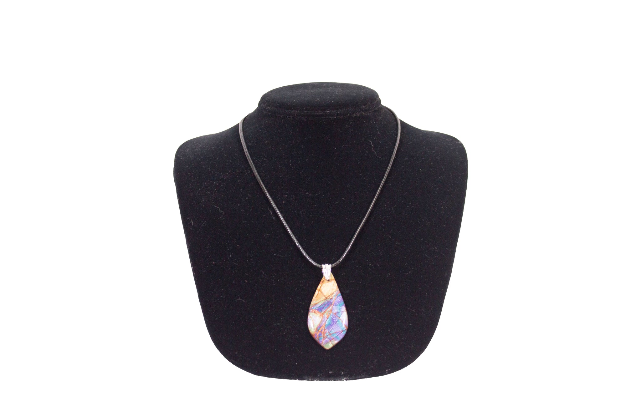 Labradorite Stone Polymer Clay Jewelry