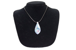Teal Green & Purple Geode Polymer Clay Jewelry