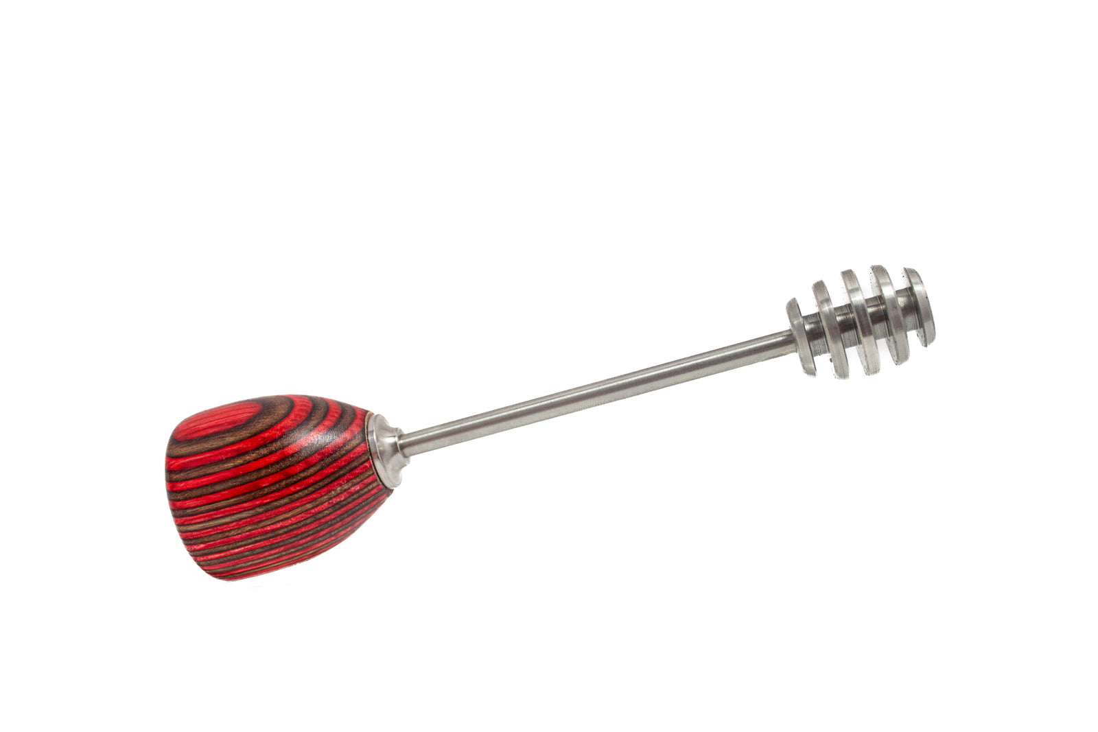 Metal Honey Dipper with Wooden Handle