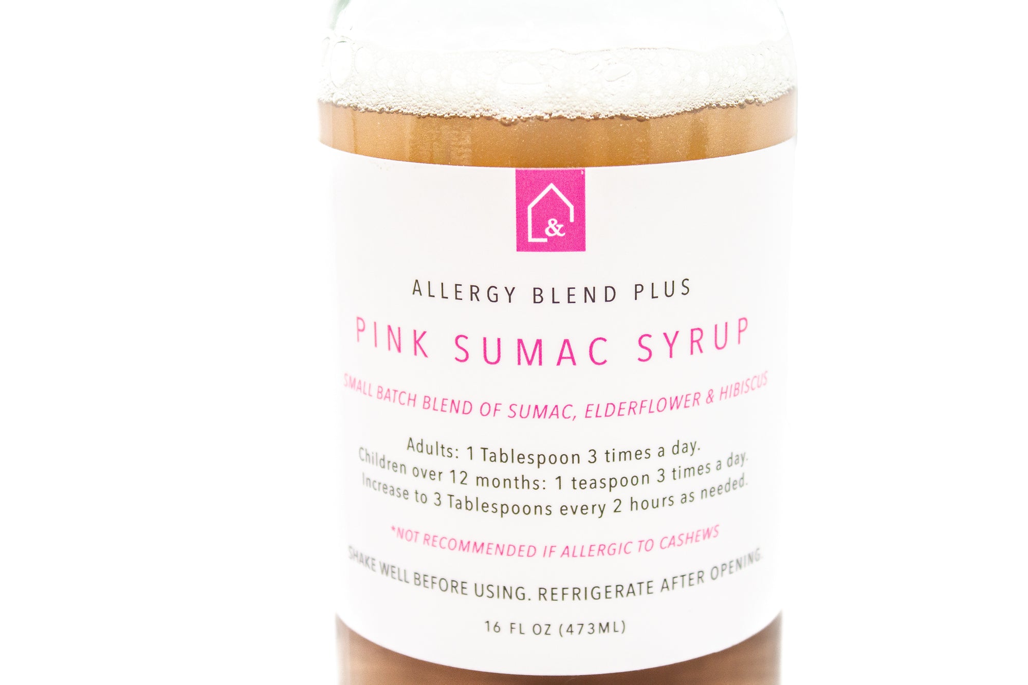 Pink Sumac Syrup
