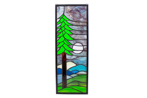 Short Tree Stained Glass (18.75x7)