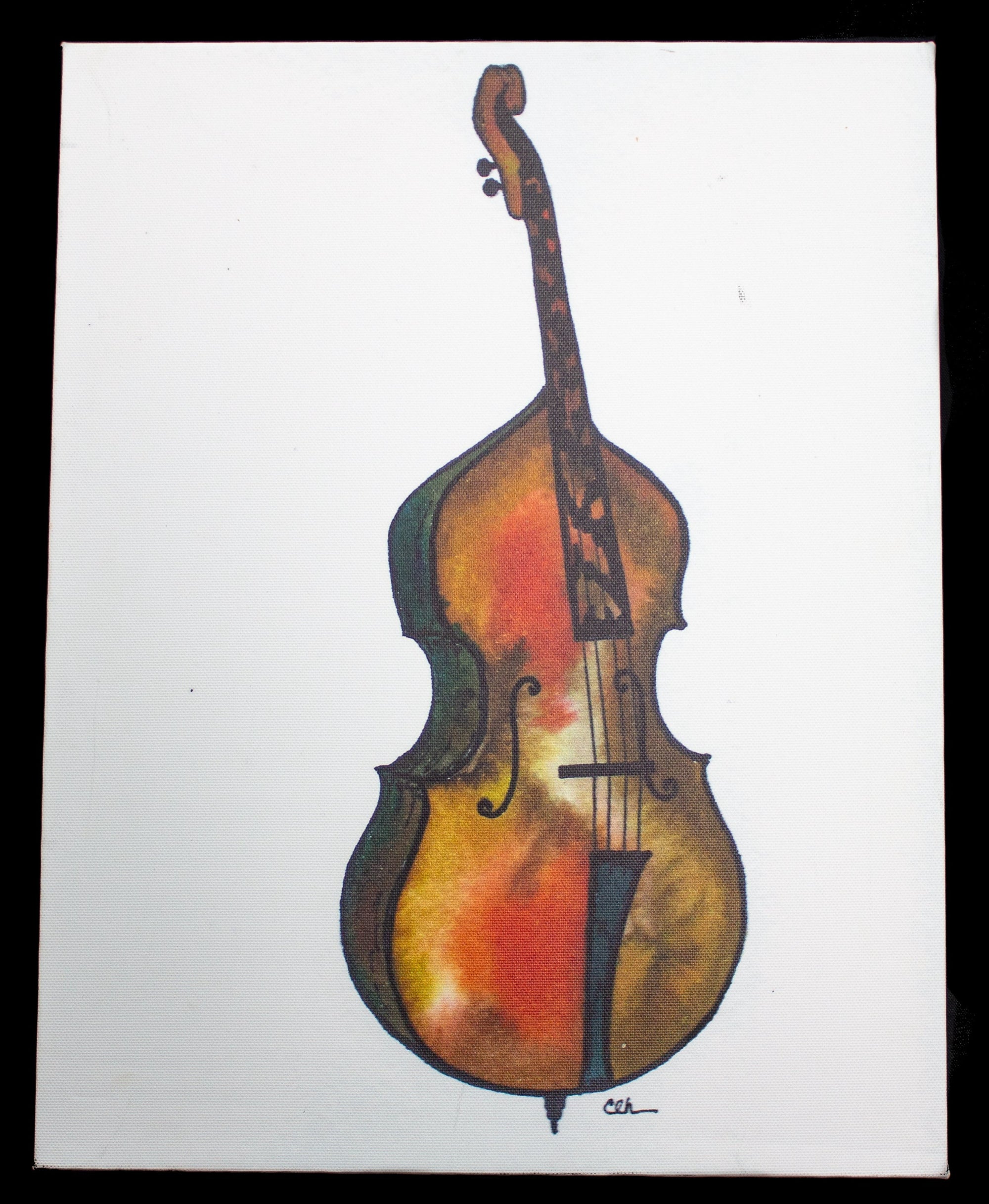 Bass Fiddle Canvas Print