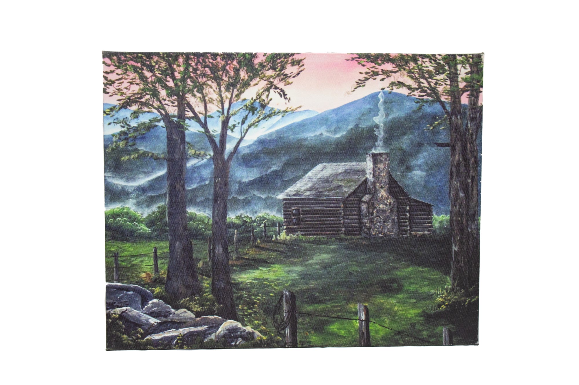 Mountain Cabin Canvas Print