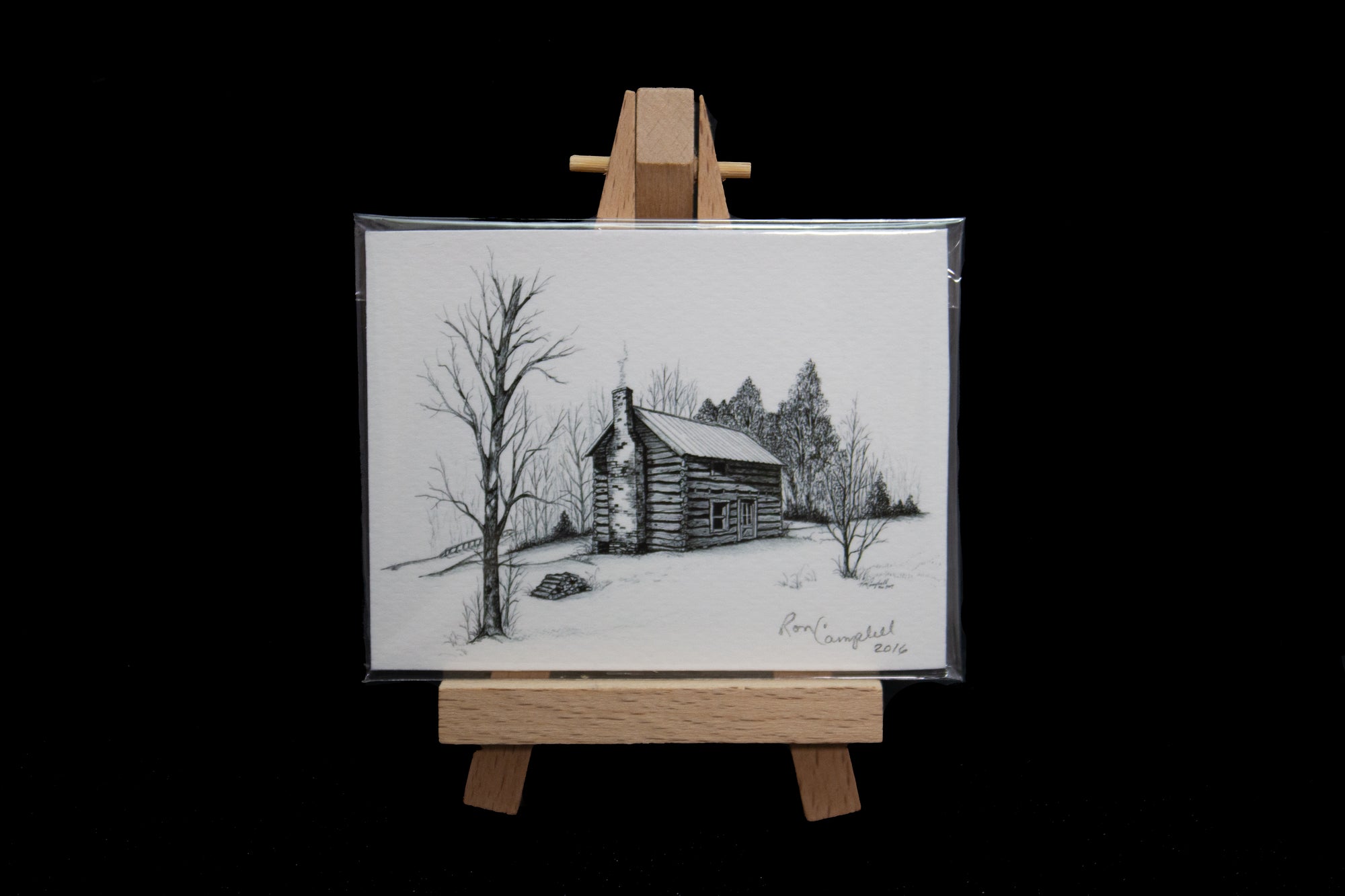 Mini Signed Print w/Easel (Various)