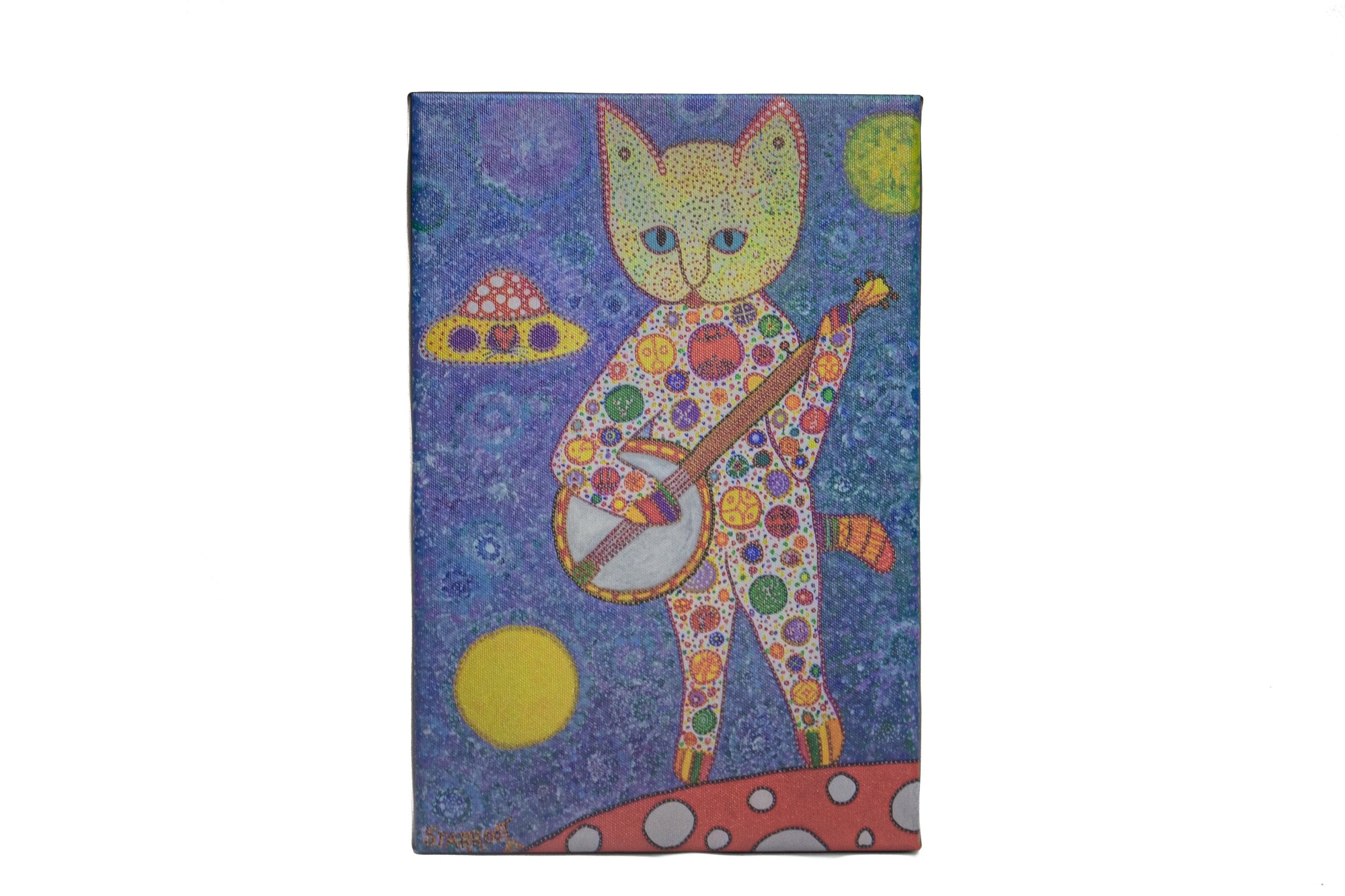Banjo Kitty (8x12)