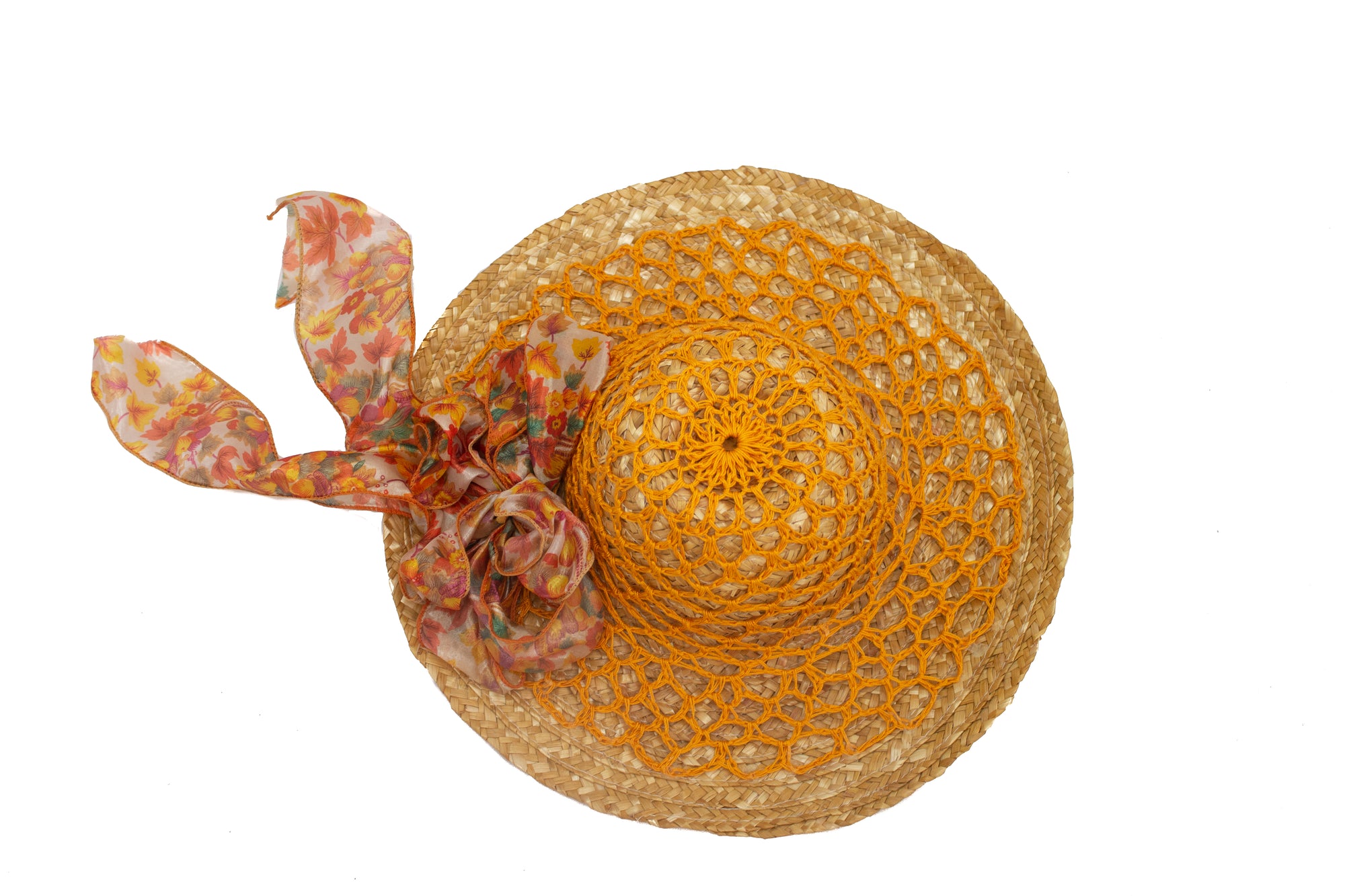 Crocheted Ribbon Hats
