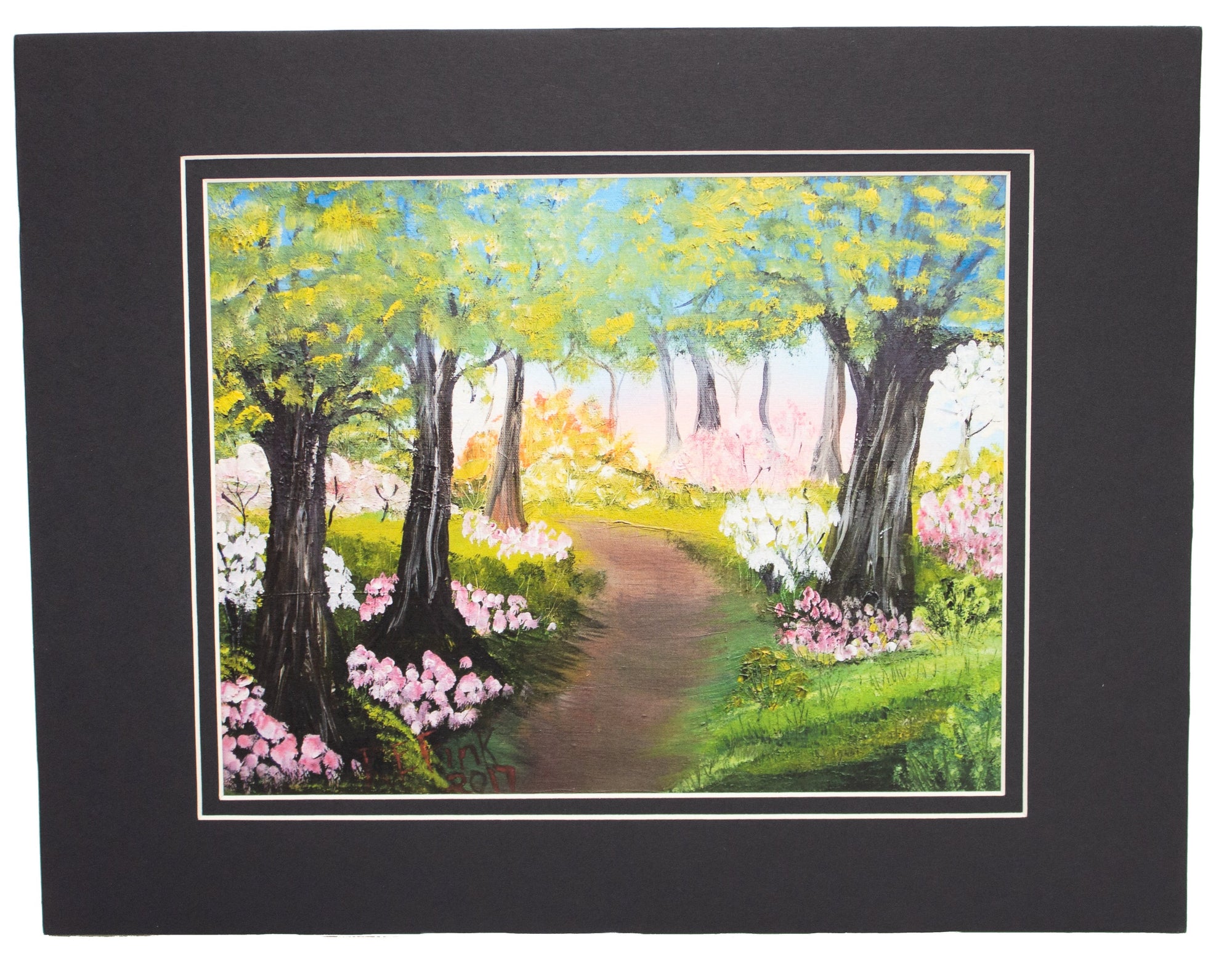 "Stroll in the Park" Matted Print (8x10)