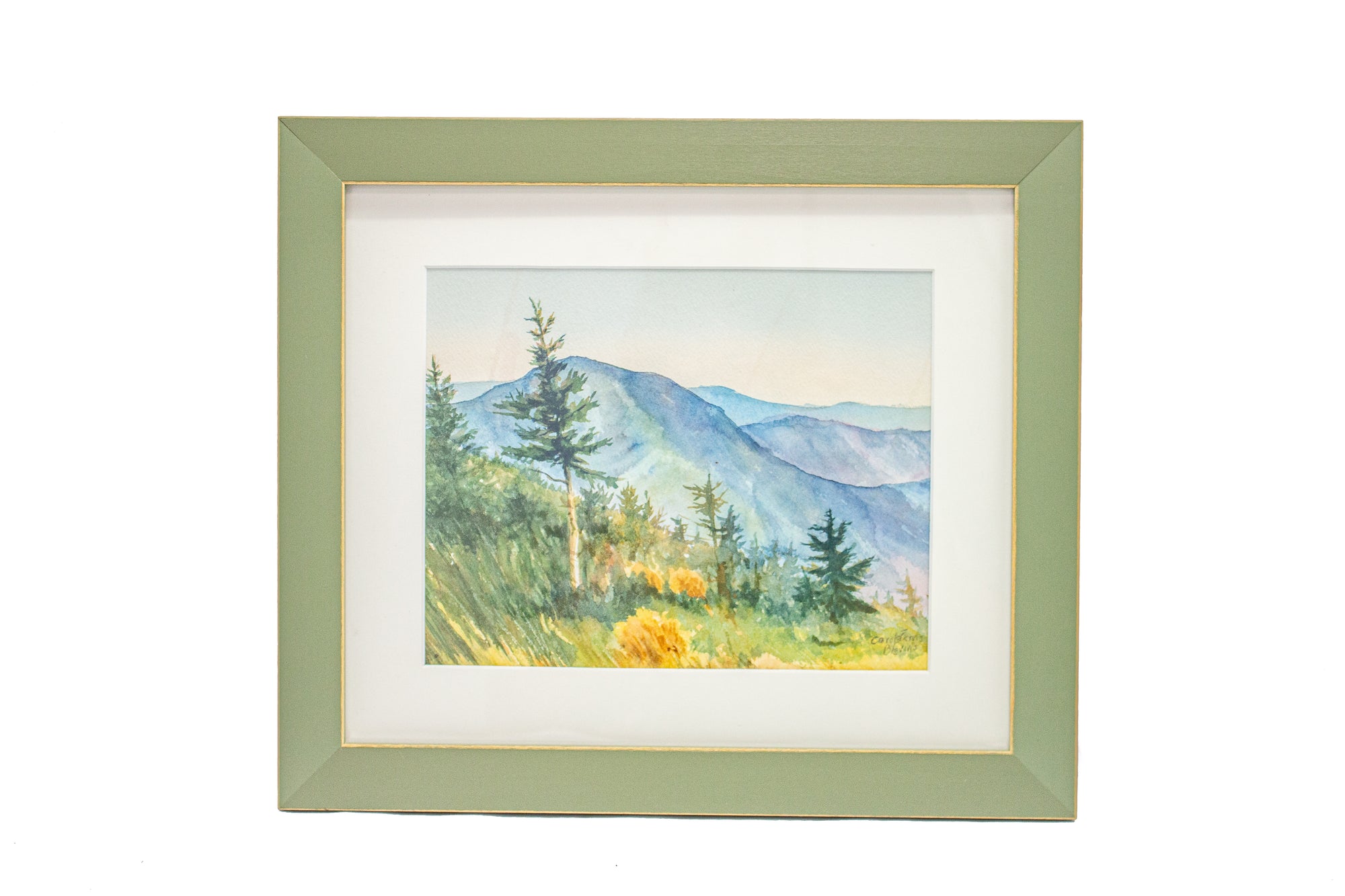 Mountain High Painting Framed