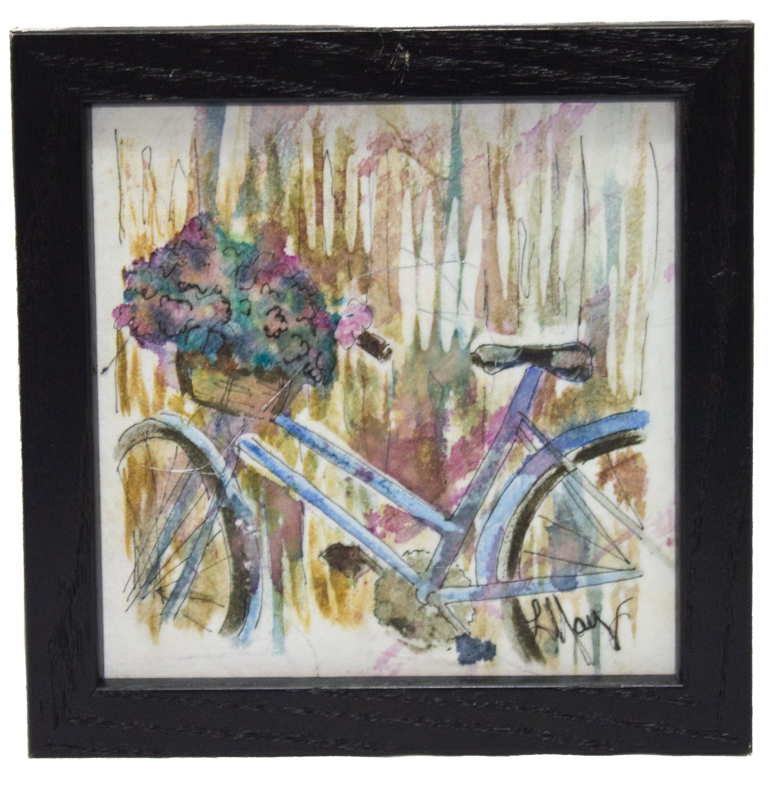 Waiting Watercolor/Wax Batik