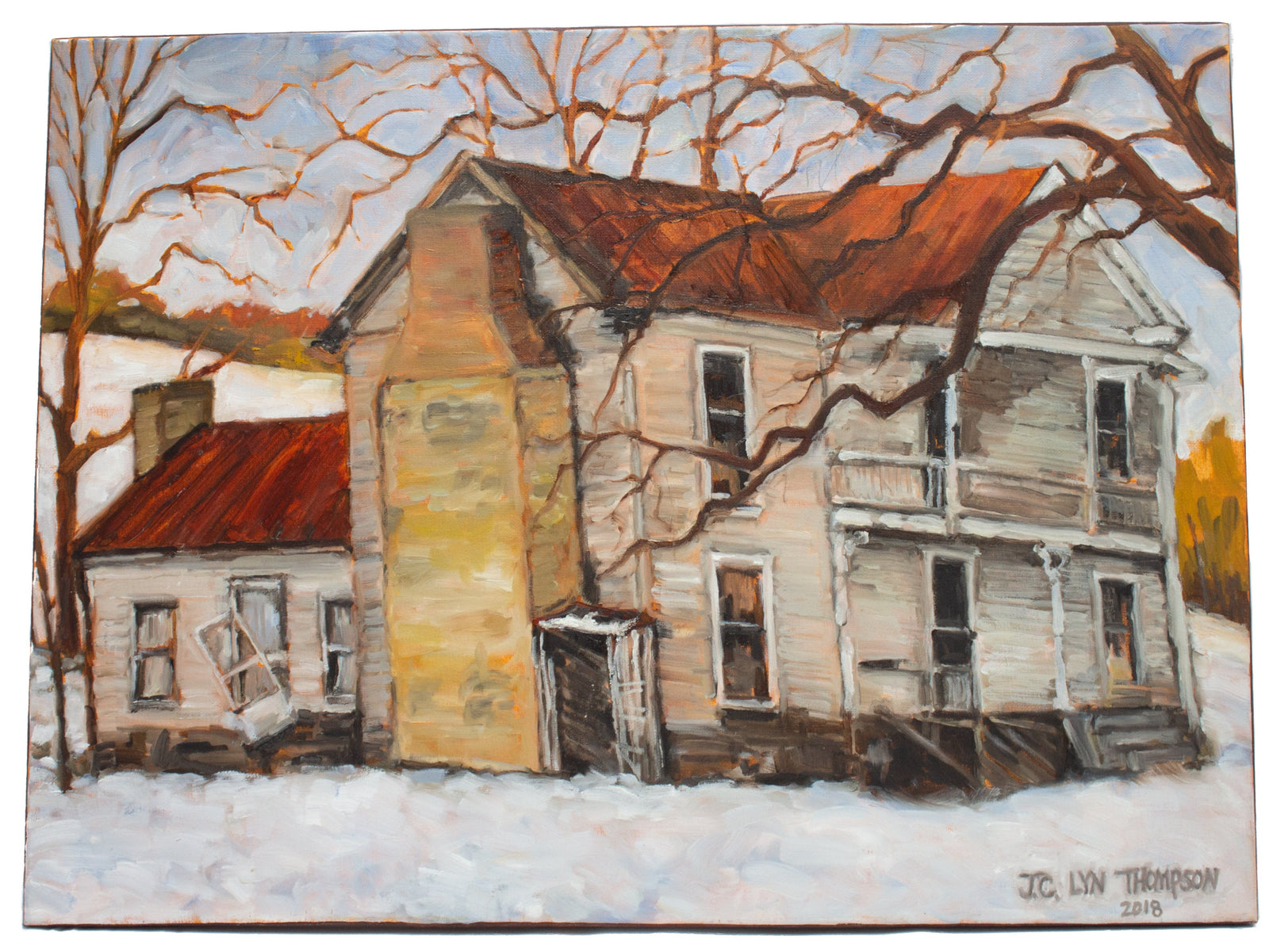 "Time Gone By" 18x24