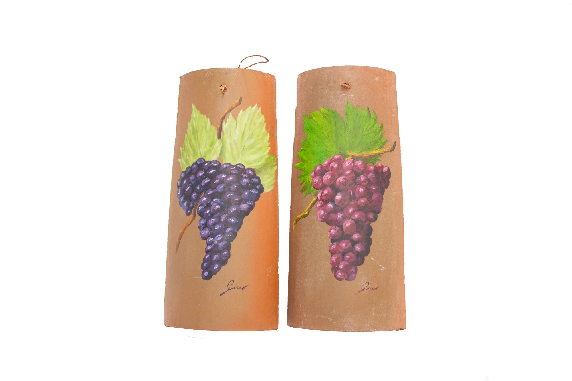 Grapes on Terra Cotta Painting