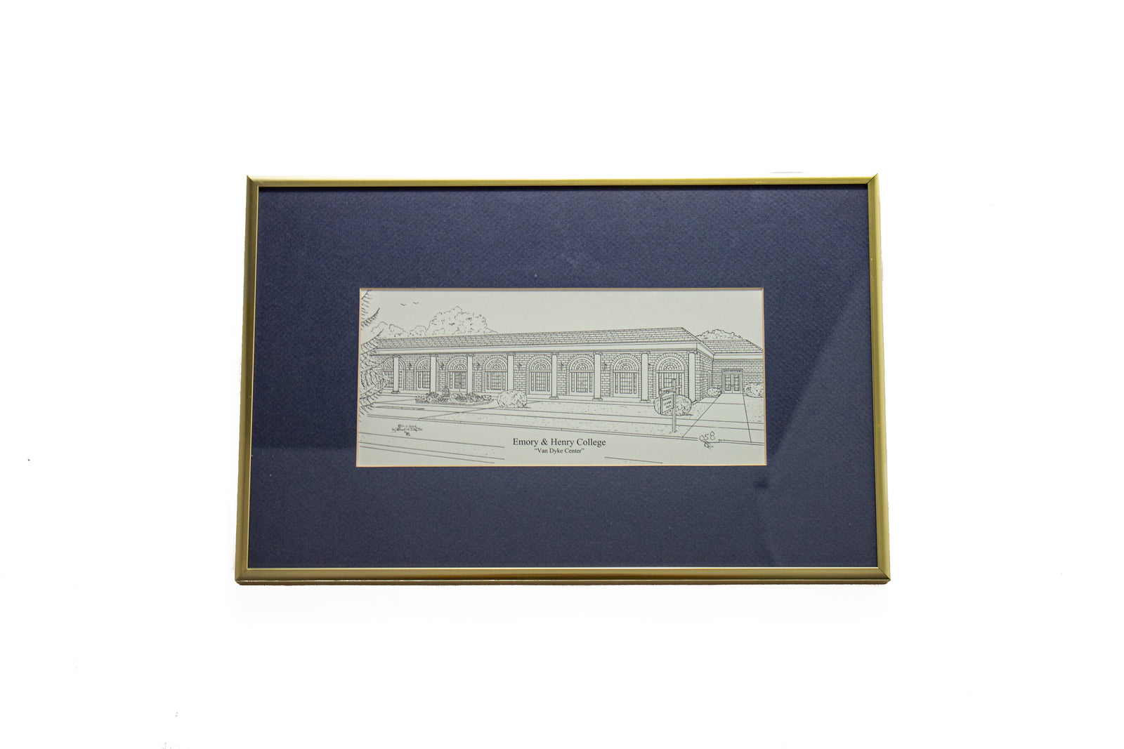 Emory & Henry Pen & Ink Drawing (Framed)