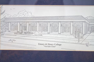Emory & Henry Pen & Ink Drawing (Framed)