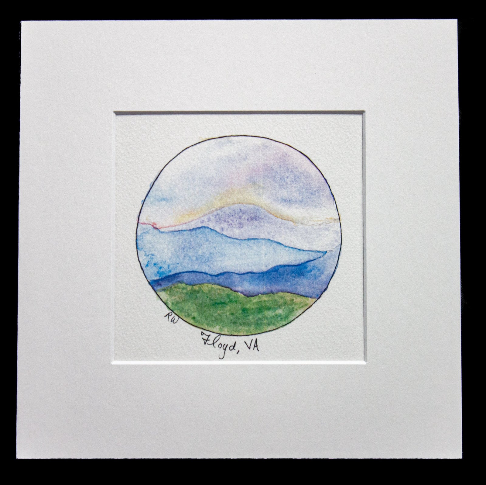 Floyd Round Print  8x8