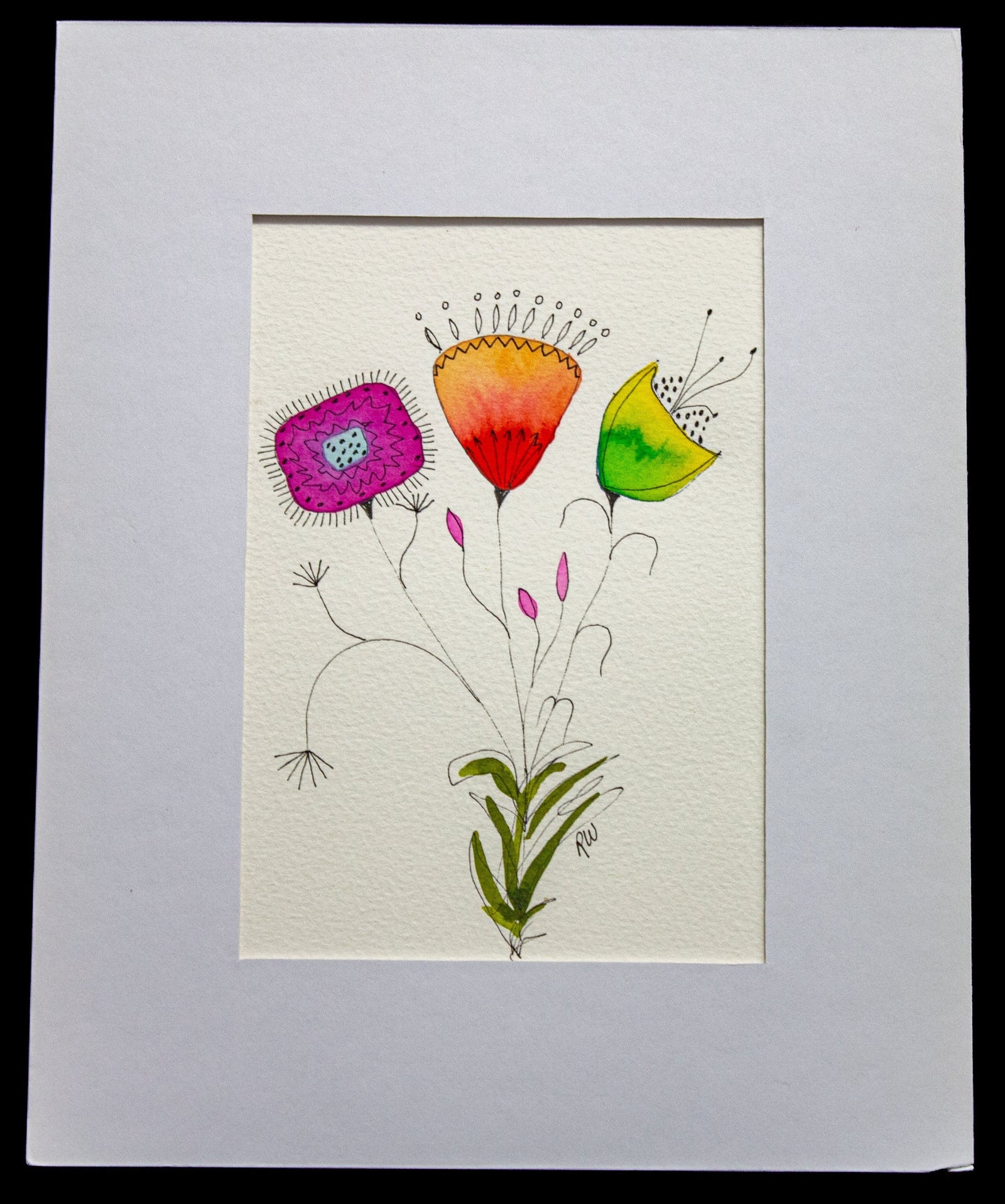 8x10 Original ( 3 Flowers )