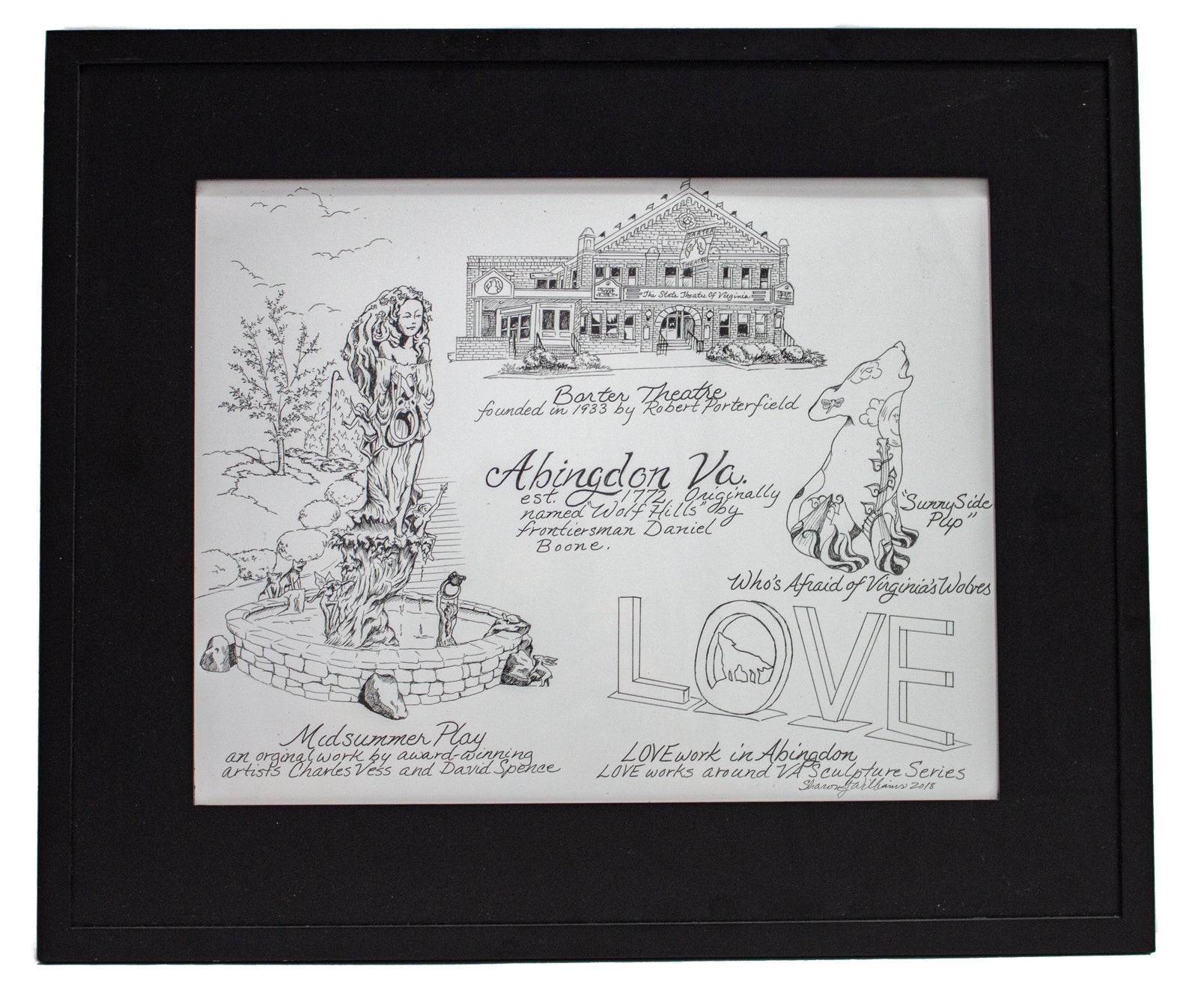 Abingdon Print (Framed 18.5x15.75)