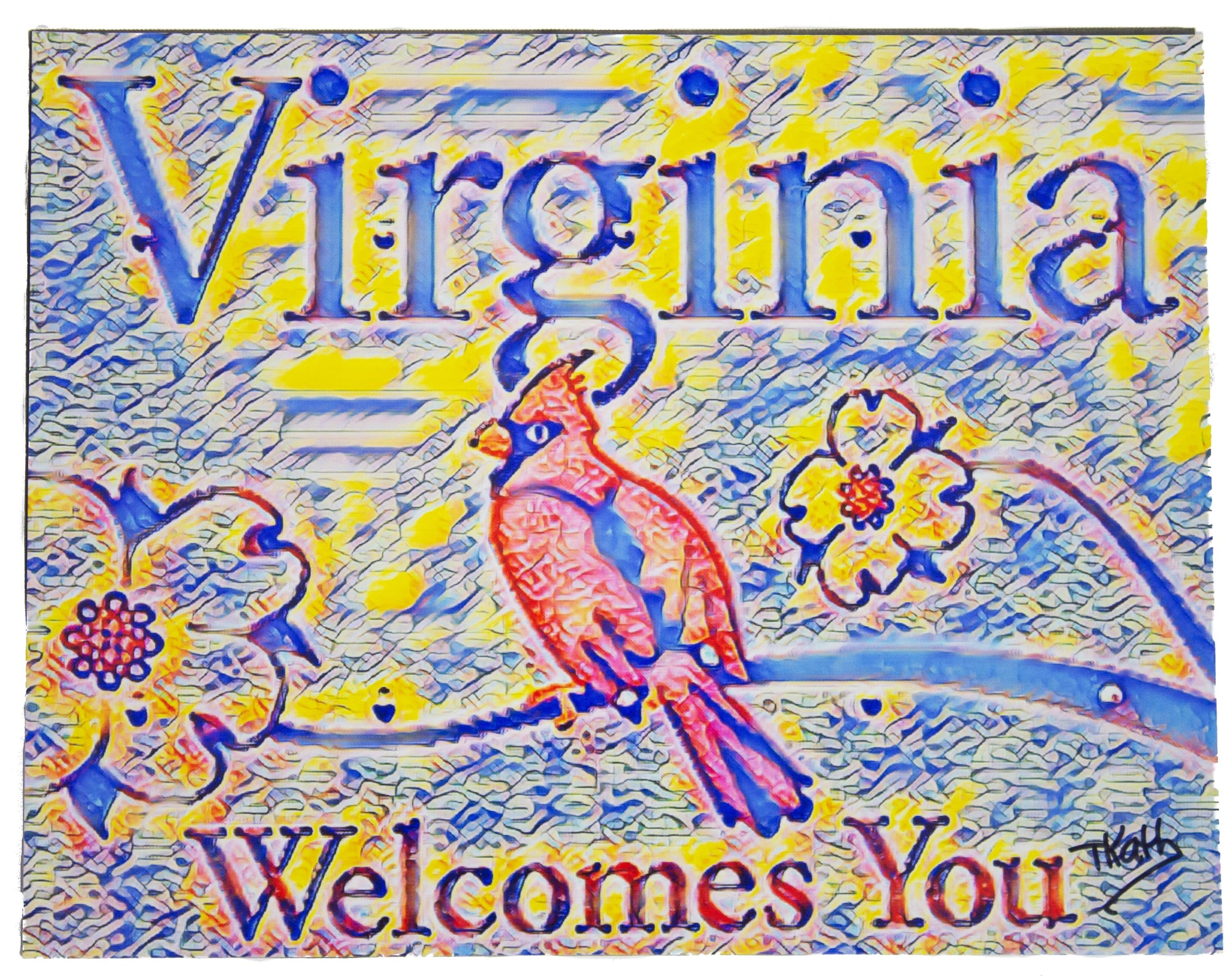 Virginia Welcome Print