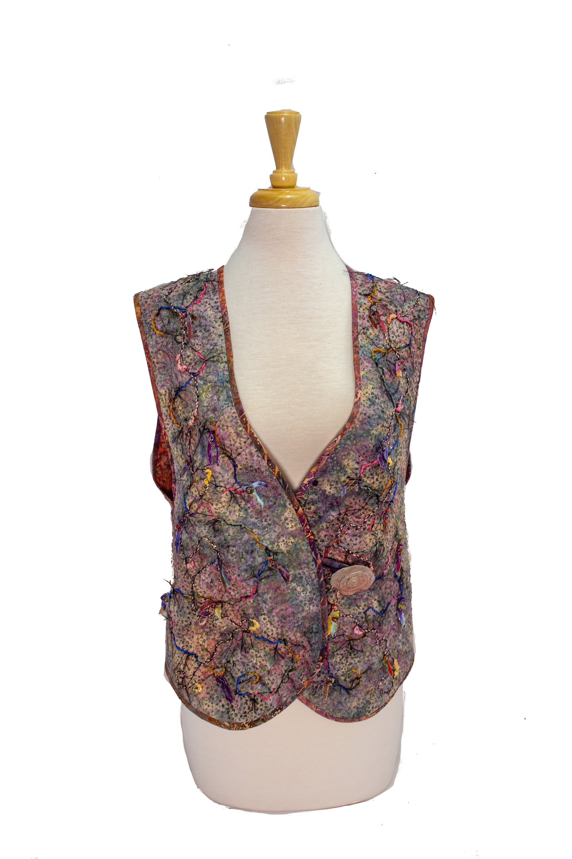 Quilted Vest (Multi-Colored)