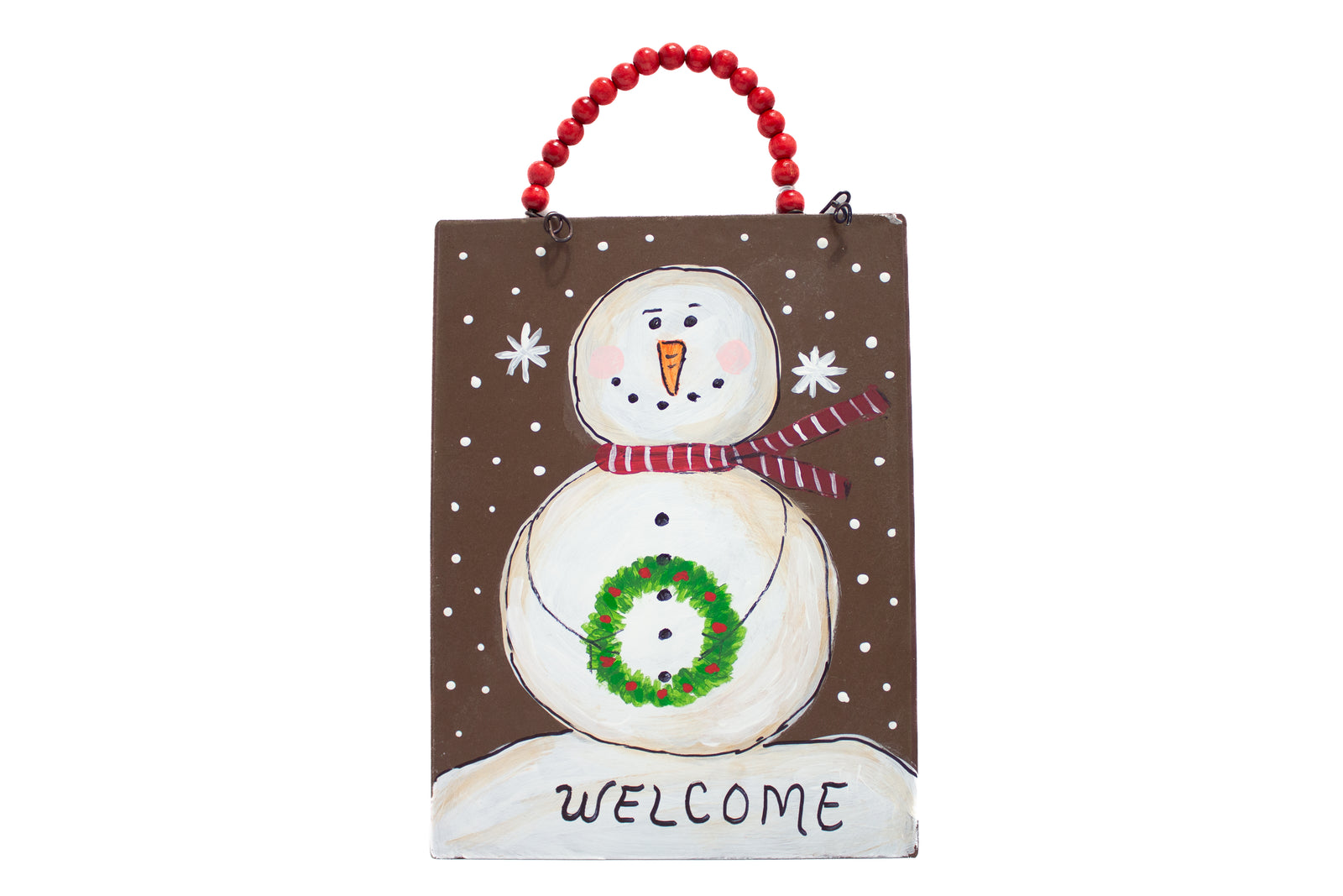 Rectangle Snowman Sign