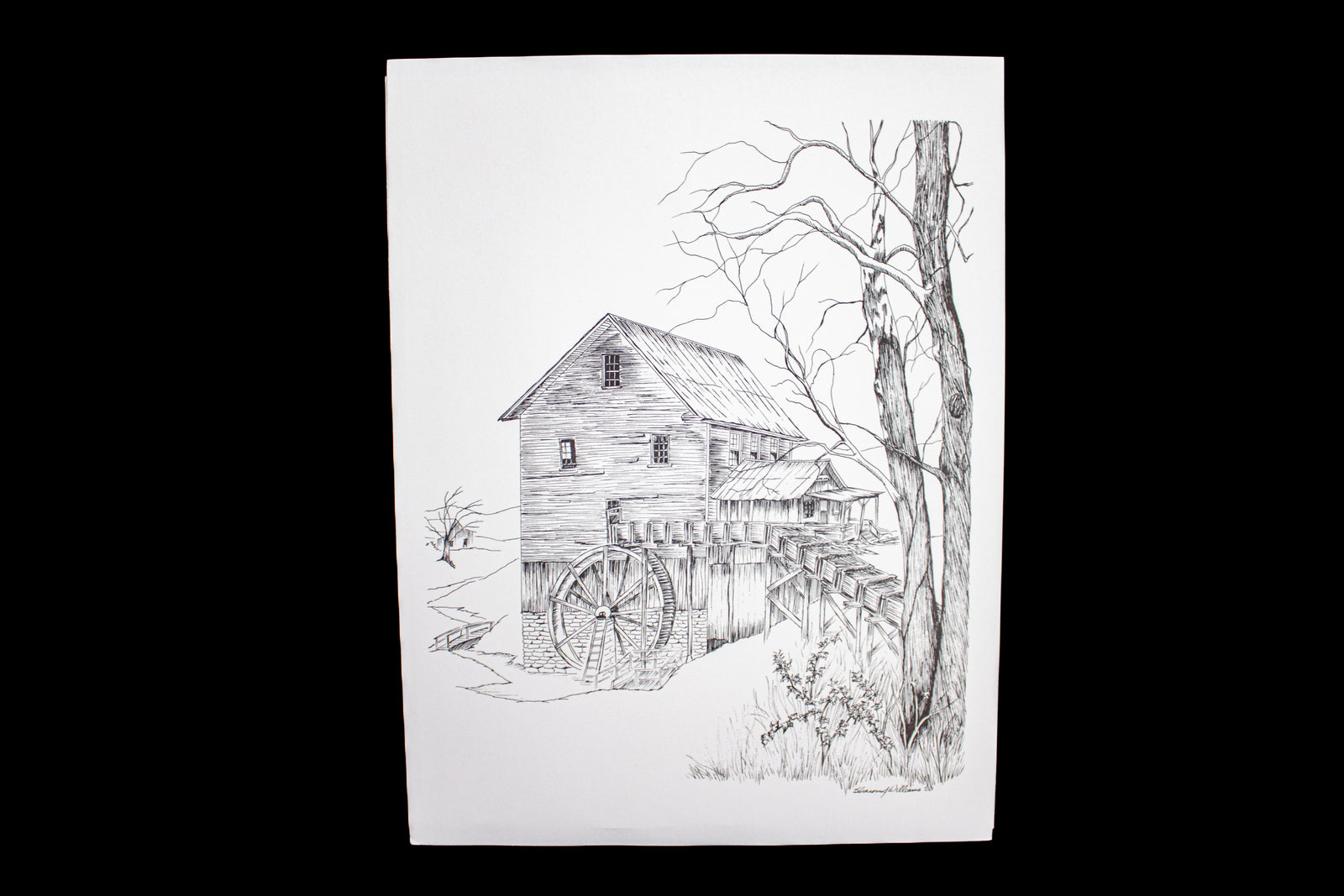 White's Mill Print