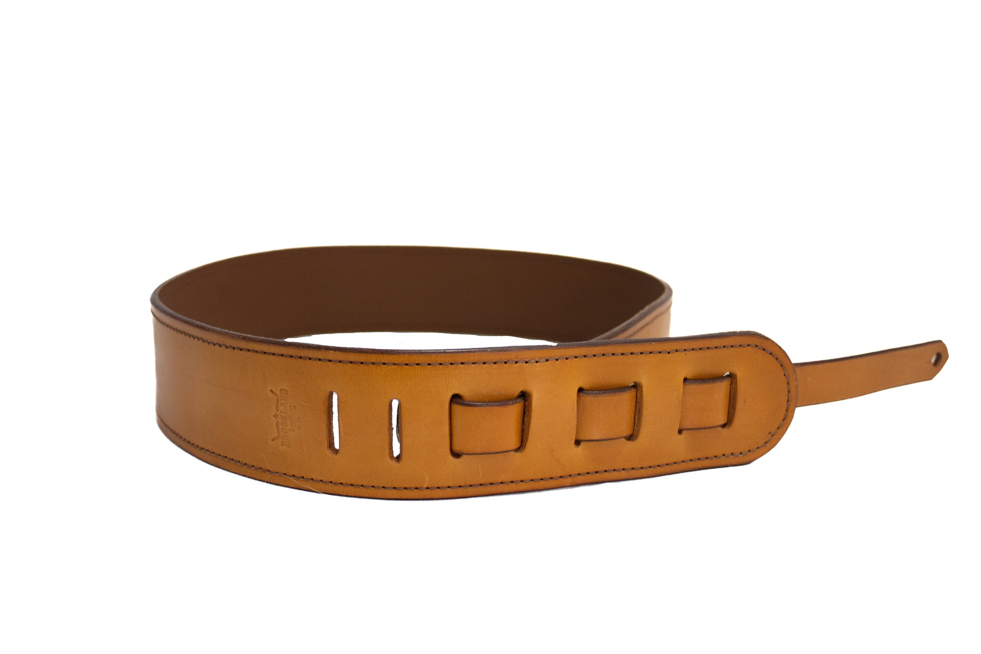Leather Guitar Strap (Light Brown)