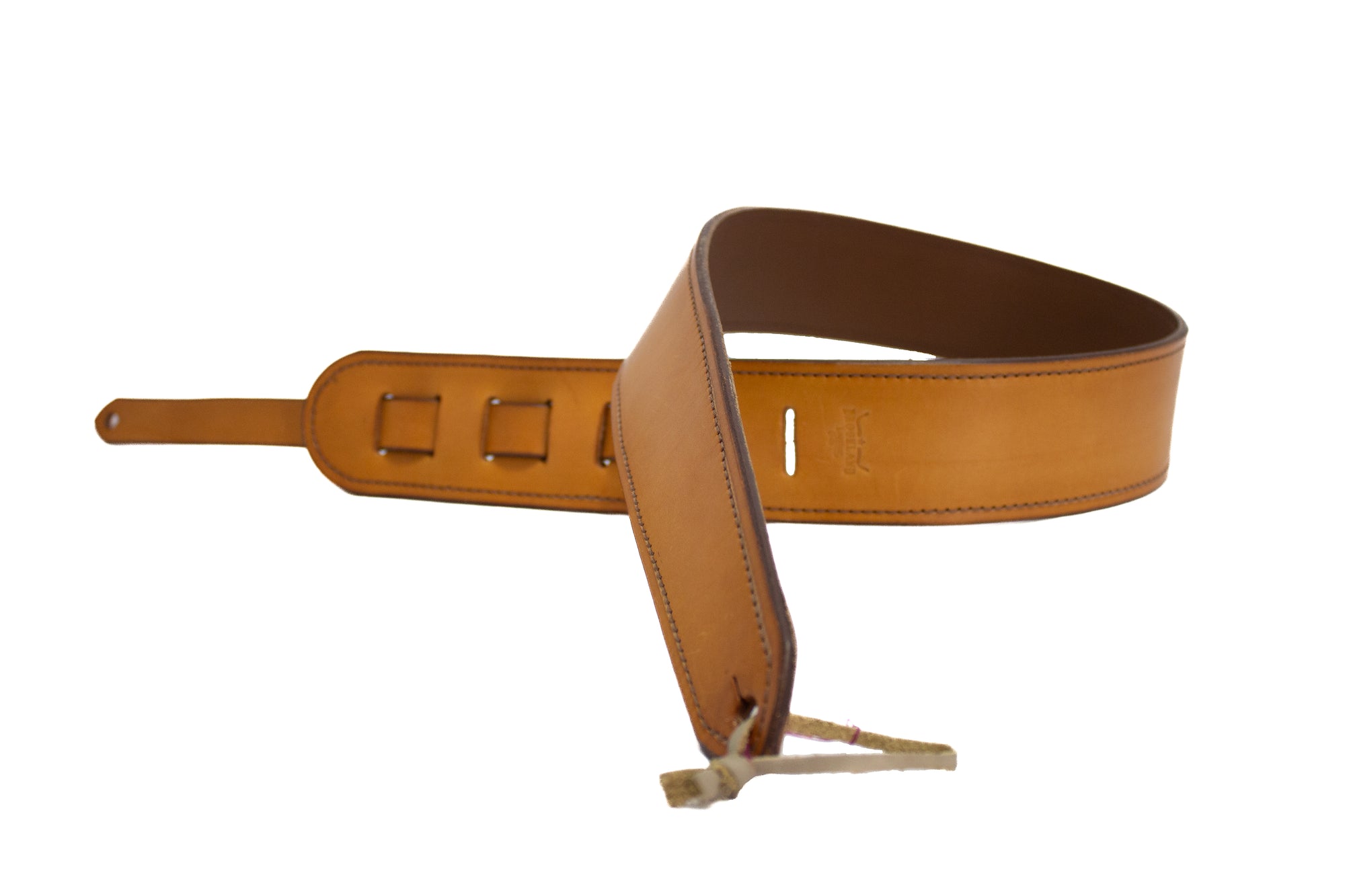 Leather Guitar Strap (Light Brown)