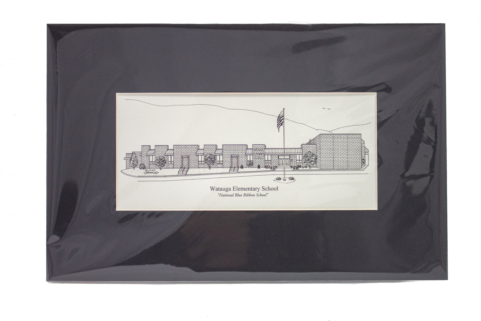 Watauga Elementary-Matted Print 9x14