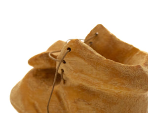 Hand-Carved Wooden Shoe