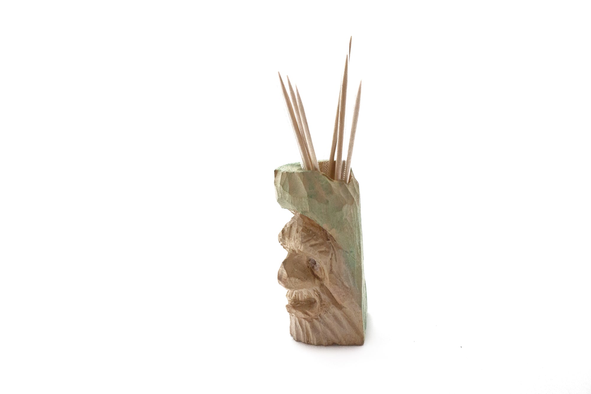 Carved Toothpick Holder Wood Carving