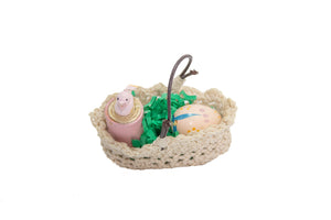 Tiny Crocheted Easter Baskets