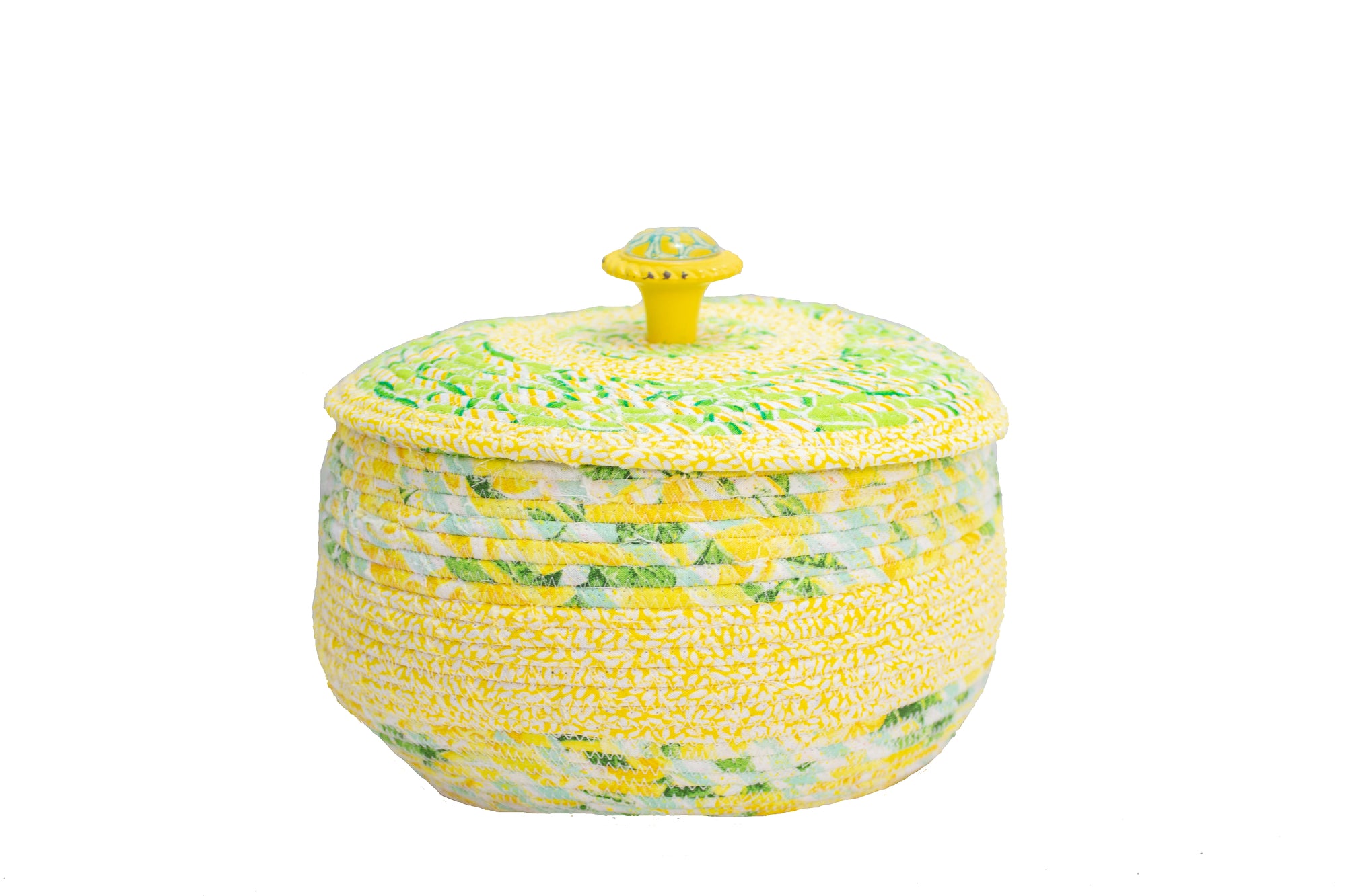 Lemon/Green Basket w/Yellow Knob
