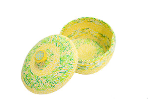 Lemon/Green Basket w/Yellow Knob