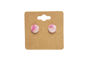 Pink Marble Polymer Jewelry
