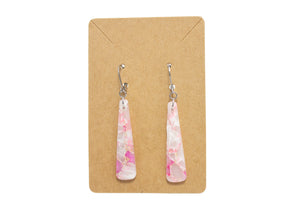Pink Marble Polymer Jewelry