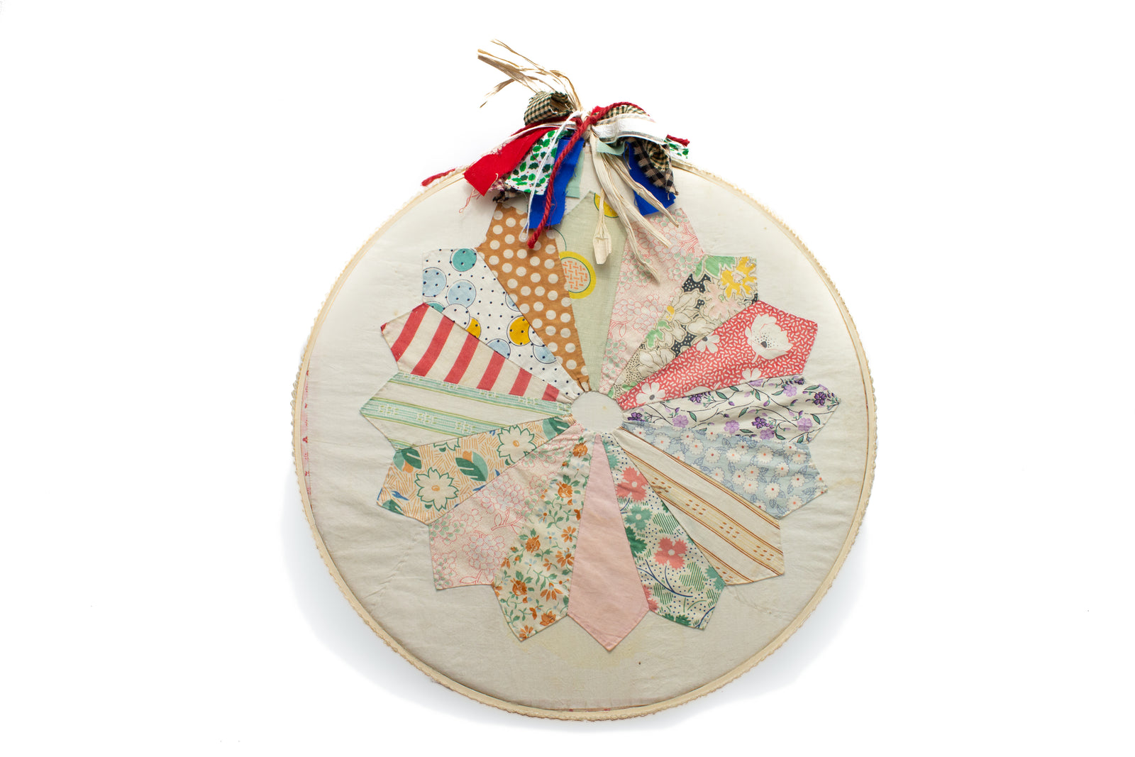 Circle Framed Quilted Piece