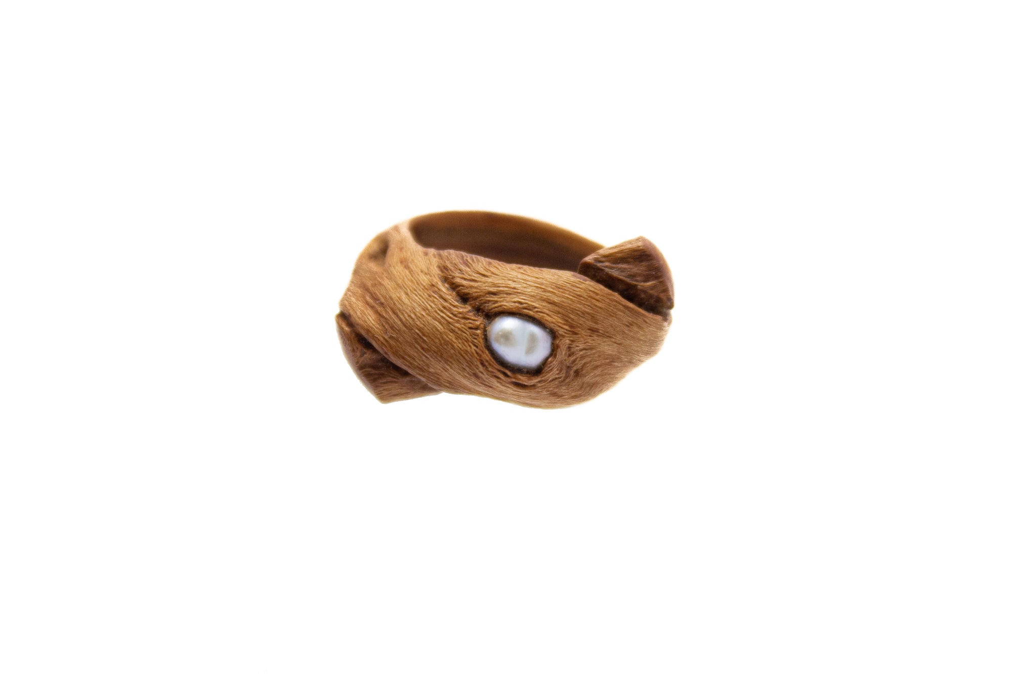 Green Wood Wizard Tree Ring-Size 7