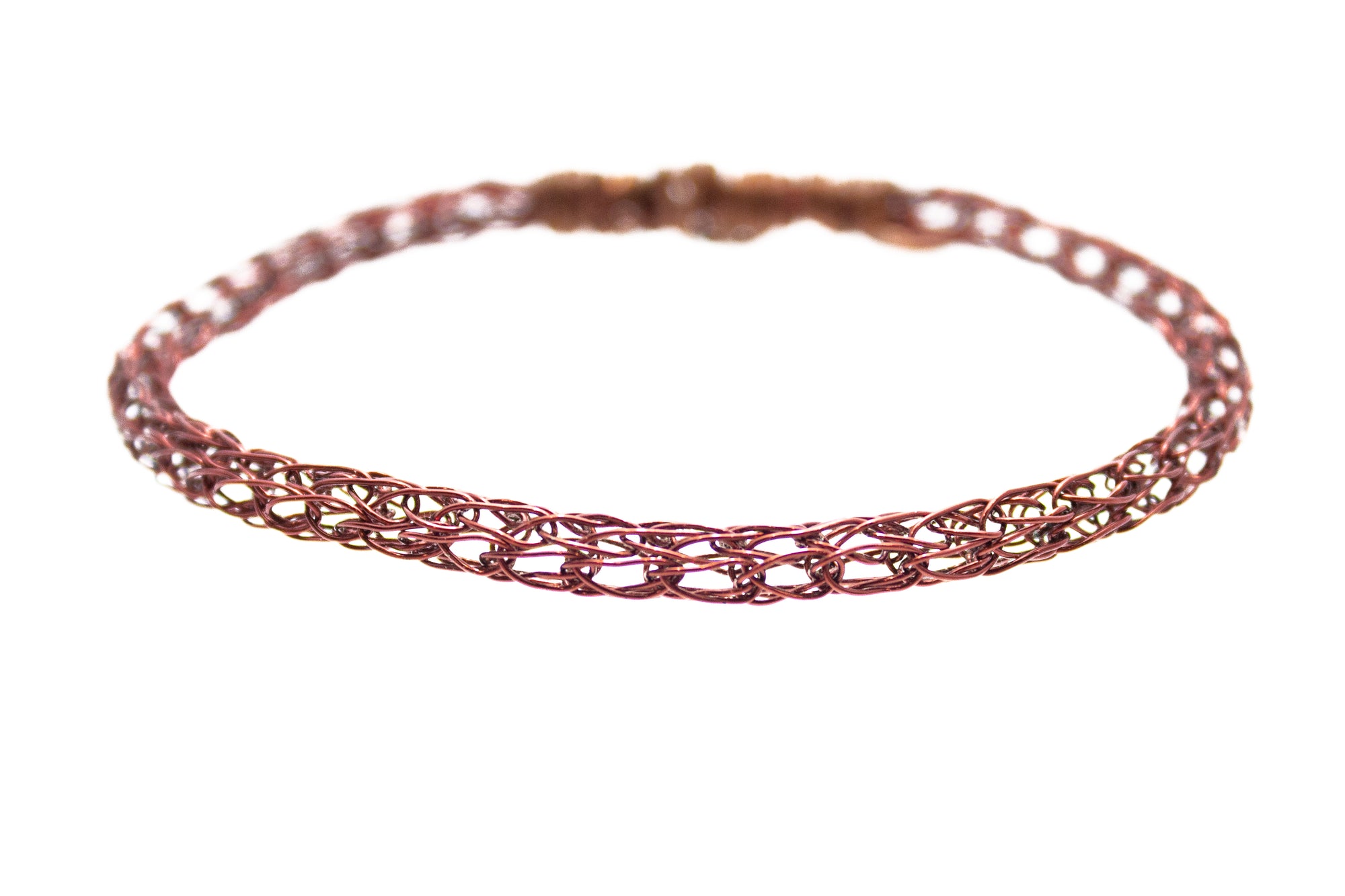 Viking Knit Bangle - Copper