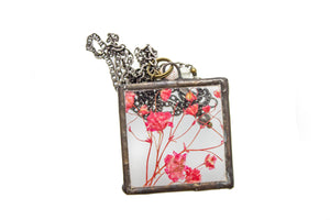Floral Pendant Necklace (Various) - Regular